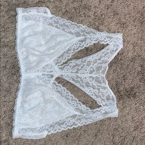 white victoria’s secret bralette